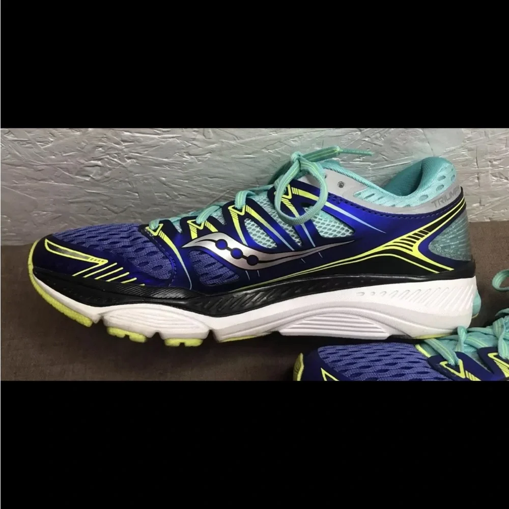 Saucony Triumph ISO Women's Running Shoes Multicolor Size 10 Sneakers Trainers